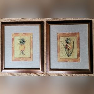 Pineapple Hospitality Art by Zachary Alexander Framed Matted Art Print